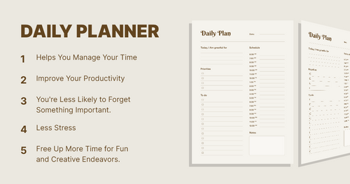 Daily Planner Printable