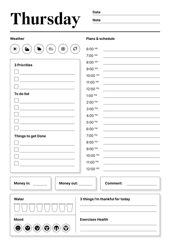 Planner Printable